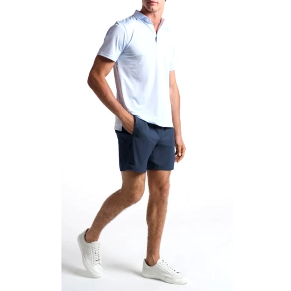 Birddogs Men's Flat Front Shorts in Navy with Black Liner - Picture 9 of 10